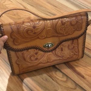 Vintage western leather bag